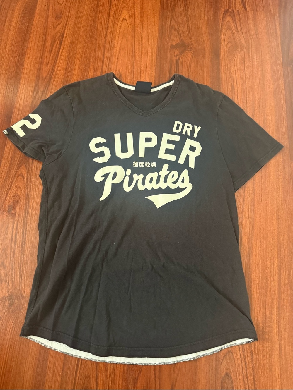 Superdry Pirates Graphic Tee - Black & White